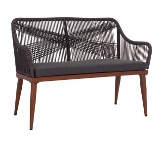 ΚΑΝΑΠΕΣ 2ΘΕΣΙΟΣ MYRTIA HM5550.11 AΛΟΥΜΙΝΙΟ ΚΑΦΕ--ΑΝΘΡΑΚΙ P.E. ΣΧΟΙΝΙ 123x61x90Υεκ |  Καναπέδες - Καρέκλες  στο espiti