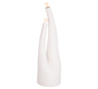 ΔΙΑΚΟΣΜΗΤΙΚΟ ΦΩΤΙΣΤΙΚΟ ΔΑΠΕΔΟΥ TUSKEN HM4702.02 FIBER CEMENT-ΛΕΥΚΟ 50x43x145Υεκ |  Δαπέδου στο espiti
