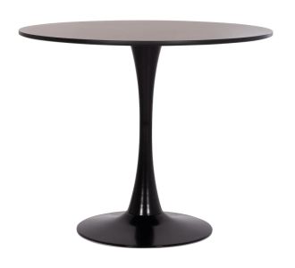 ΤΡΑΠΕΖΙ ΣΤΡΟΓΓΥΛΟ BROLIN HM18141.02 MDF TOP-ΒΑΣΗ ΜΕΤΑΛΛΙΚΗ--ΜΑΥΡΟ Φ90x73Υεκ |  Τραπεζάκια σαλονιού στο espiti
