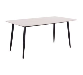 ΤΡΑΠΕΖΙ RAVEN HM18150.01 ΚΕΡΑΜΙΚΟ TOP ΛΕΥΚΟ ΜΑΡΜΑΡΟ-ΜΑΥΡΟ ΜΕΤΑΛΛΟ 160x80x74Υεκ. |  Τραπέζια στο espiti