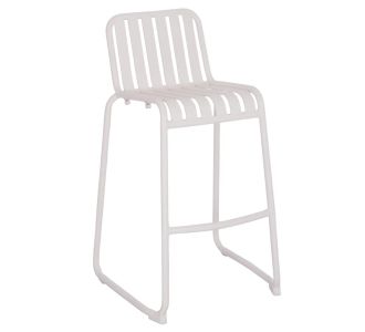 ΣΚΑΜΠΟ ΜΠΑΡ ΑΛΟΥΜΙΝΙΟΥ RACHEL HM6341.02 ΛΕΥΚΟ 47x56,5x98,5Υεκ. |  Σκαμπώ κήπου στο espiti