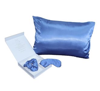 ΣΕΤ ΔΩΡΟΥ 3 ΤΕΜ. PURE SILK BLUE ONE SIZE MELINEN |  Μαξιλαροθήκες Απλές στο espiti