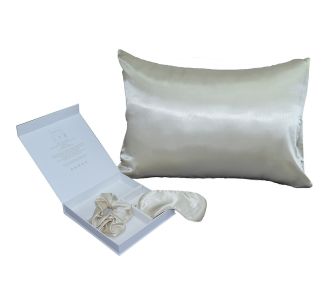 ΣΕΤ ΔΩΡΟΥ 3 ΤΕΜ. PURE SILK CHAMPAGNE ONE SIZE MELINEN |  Μαξιλαροθήκες Απλές στο espiti