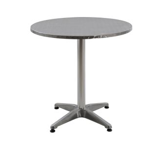 ΣΤΡΟΓΓΥΛΟ ΤΡΑΠΕΖΙ FELIX ΑΛΟΥΜΙΝΙΟΥ Φ70 4ΝΥΧΟ HM5024 |  Τραπέζια κήπου στο espiti