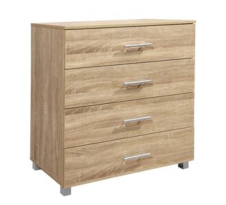 ΣΥΡΤΑΡΙΕΡΑ ΜΕΛΑΜΙΝΗΣ BRIANA HM2204.02 ME 4 ΣΥΡΤΑΡΙΑ SONAMA 75x40x83Y εκ. |  Συρταριέρες -Κονσόλες στο espiti