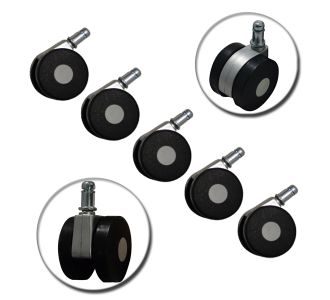 ΑΝΤΑΛΛΑΚΤΙΚΑ  ΣΕΤ 5 ΤΜΧ ΡΟΔΑΚΙΑ SPECIAL ΜΑΥΡΟ-ΑΣΗΜΙ ΓΙΑ ΚΑΡΕΚΛΕΣ ΓΡΑΦΕΙΟΥ HM11742.10 |  Ανταλακτικά επίπλων γραφείου στο espiti