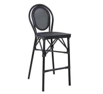 ΣΚΑΜΠΟ ΑΛΟΥΜΙΝΙΟΥ AZARIA HM5060 BAMBOO LOOK ΜΑΥΡΟ ΜΕ TEXTLINE 44x52x115Υεκ. |  Σκαμπώ κήπου στο espiti