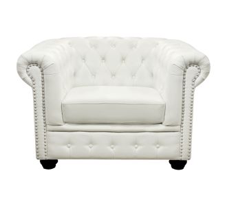 ΠΟΛΥΘΡΟΝΑ T.CHESTERFIELD POLINA HM3011.02 PU ΛΕΥΚΟ ΜΑΤ 110x90x73Y εκ. |  Πολυθρόνες σαλονιού στο espiti