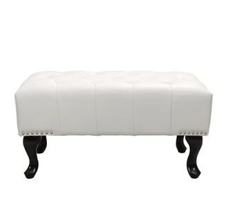 ΤΑΜΠΟΥΡΕ ΥΠΟΠΟΔΙΟ T.CHESTERFIELD EMMA HM226.02 PU ΛΕΥΚΟ-ΜΑΥΡΑ ΠΟΔΙΑ 80x44x39Yεκ. |  Σκαμπώ στο espiti