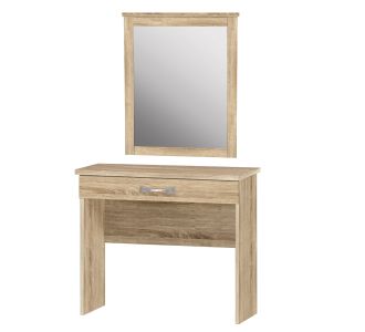 ΤΟΥΑΛΕΤΑ ΜΕ ΣΥΡΤΑΡΙ 80x40x76 & ΚΑΘΡΕΠΤΗ SONAMA 72x90 HM10156 |  Συρταριέρες -Κονσόλες στο espiti