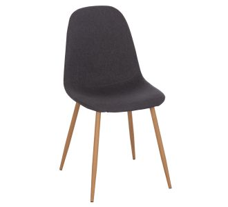 ΚΑΡΕΚΛΑ LEONARDO HM00100.10  ΜΕ ΜΕΤΑΛΛΙΚΑ ΠΟΔΙΑ & ΥΦΑΣΜΑ ΓΚΡΙ  45x54x84Υεκ. |  Πολυθρόνες σαλονιού στο espiti