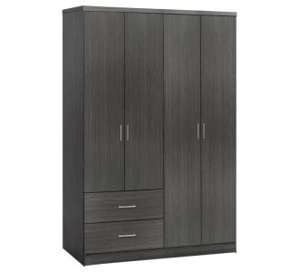 ΝΤΟΥΛΑΠΑ 4ΦΥΛΛΗ BLAKELY ME 2 ΣΥΡΤΑΡΙΑ HM339.01 ZEBRANO 120Χ42,5Χ180,5εκ. |  Ντουλάπες ρούχων στο espiti