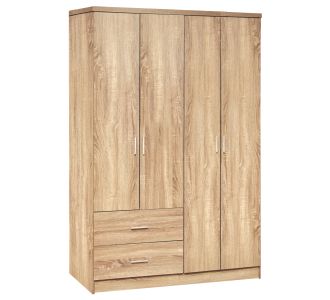 ΝΤΟΥΛΑΠΑ 4ΦΥΛΛΗ ME 2 ΣΥΡΤΑΡΙΑ BLAKELY HM339.02 SONAMA 120Χ42,5Χ180,5εκ. |  Ντουλάπες ρούχων στο espiti