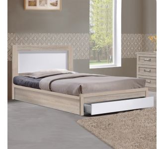 ΚΡΕΒΑΤΙ MELANY HM346 ΜΕ 1ΣΥΡΤΑΡΙ SONAMA-ΛΕΥΚΟ 90Χ190 |  Κρεβάτια στο espiti