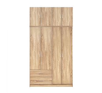 ΝΤΟΥΛΑΠΑ 4ΦΥΛΛΗ ME ΠΑΤΑΡΙ Κ 2 ΣΥΡΤΑΡΙΑ SONAMA 120Χ42Χ241εκ. HM11046.02 |  Ντουλάπες ρούχων στο espiti