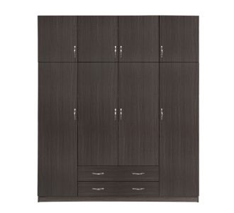 ΝΤΟΥΛΑΠΑ 4ΦΥΛΛΗ ΜΕ ΠΑΤΑΡΙ ΚΑΙ 2 ΣΥΡΤΑΡΙΑ 200Χ240Χ55.5εκ ZEBRANO HM11224.01 |  Ντουλάπες ρούχων στο espiti