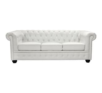 ΚΑΝΑΠΕΣ 3ΘΕΣΙΟΣ T.CHESTERFIELD HM3009.02 ΤΕΧΝΟΔΕΡΜΑ ΛΕΥΚΟ ΜΑΤ 208x90x73 εκ. |  Καναπέδες γωνιακοί στο espiti