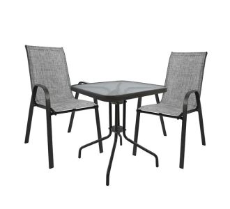 ΣΕΤ ΤΡΑΠΕΖΑΡΙΑΣ 3ΤΜΧ ΜΕ 2 ΚΑΡΕΚΛΕΣ & 1 ΤΡΑΠΕΖΙ 60x60 HM5183.01 |  Σετ τραπεζαρία κήπου στο espiti