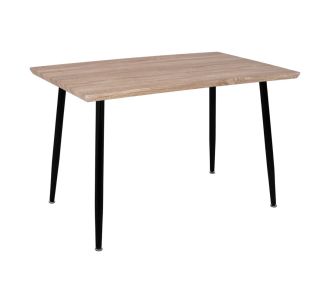 ΤΡΑΠΕΖΙ ΤΡΑΠΕΖΑΡΙΑΣ PALOMA HM8334.01, 120X70Χ76,5 SONΟMA, ΜΑΥΡΑ ΠΟΔΙΑ |  Τραπεζάκια σαλονιού στο espiti