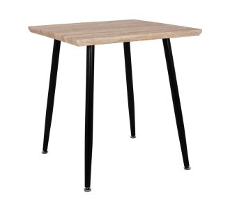 ΤΡΑΠΕΖΙ ΤΡΑΠΕΖΑΡΙΑΣ PALOMA HM8335.01, 70Χ70X76.5, SONOMA, ΜΑΥΡΑ ΠΟΔΙΑ |  Τραπεζάκια σαλονιού στο espiti