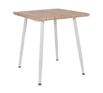 ΤΡΑΠΕΖΙ ΤΡΑΠΕΖΑΡΙΑΣ PALOMA HM8335.02, 70Χ70X76,5, SONOMA, ΛΕΥΚΑ ΠΟΔΙΑ |  Τραπεζάκια σαλονιού στο espiti