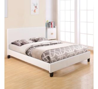 ΚΡΕΒΑΤΙ BECCA 150x200 εκ. ΜΕ PU ΛΕΥΚΟ HM553.01 |  Κρεβάτια στο espiti