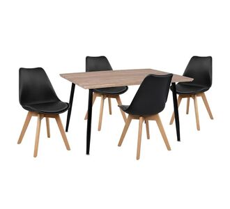ΣΕΤ ΤΡΑΠΕΖΑΡΙΑΣ 5ΤΜΧ HM10350.01 ΤΡΑΠΕΖΙ 120x70x76,5 cm & ΚΑΡΕΚΛΕΣ VEGAS |  Σετ τραπεζαρίες στο espiti