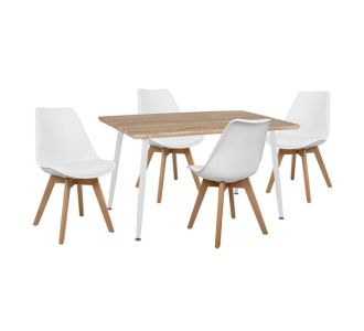 ΣΕΤ ΤΡΑΠΕΖΑΡΙΑΣ 5ΤΜΧ HM10350.02 ΤΡΑΠΕΖΙ 120x70x76,5 cm & ΚΑΡΕΚΛΕΣ VEGAS |  Σετ τραπεζαρίες στο espiti