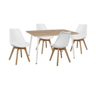 ΣΕΤ ΤΡΑΠΕΖΑΡΙΑΣ 5ΤΜΧ HM10350.02 ΤΡΑΠΕΖΙ 120x70x76,5 cm & ΚΑΡΕΚΛΕΣ VEGAS |  Σετ τραπεζαρίες στο espiti