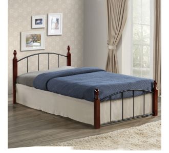 ΚΡΕΒΑΤΙ MAKAI ΜΕΤΑΛΛΟ ΞΥΛΟ ΚΑΡΥΔΙ ΣΤΡΩΜΑ 90X190 HM381 |  Κρεβάτια στο espiti