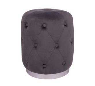 ΣΚΑΜΠΟ TORRIE HM8405.01 ΓΚΡΙ ΒΕΛΟΥΔΟ ΜΕ ΑΣΗΜΙ ΒΑΣΗ Φ37x46Υ εκ. |  Σκαμπώ στο espiti