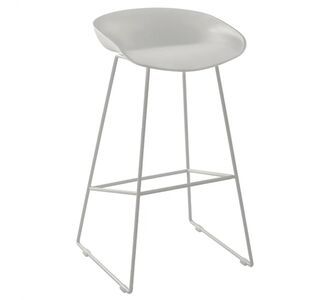 ΣΚΑΜΠΟ ΜΕΤΑΛΛΙΚΟ NAILA HM8450.01 ΜΕ ΚΑΘΙΣΜΑ PP ΛΕΥΚΟ 47x47x83 εκ. |  Σκαμπώ μπαρ στο espiti