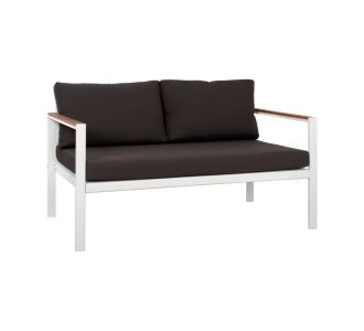 ΚΑΝΑΠΕΣ ΔΙΘΕΣΙΟΣ ΑΛΟΥΜΙΝΙΟΥ SAFIYA ΛΕΥΚΟΣ ΜΕ POLYWOOD HM5523.01 144X70X85Υεκ. |  Καναπέδες - Καρέκλες  στο espiti