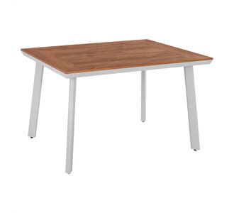 ΤΡΑΠΕΖΙ ΑΛΟΥΜΙΝΙΟΥ TABER ΜΕ POLYWOOD ΛΕΥΚΟ 120x80x72,5Υ εκ. HM5562.01 |  Τραπέζια κήπου στο espiti