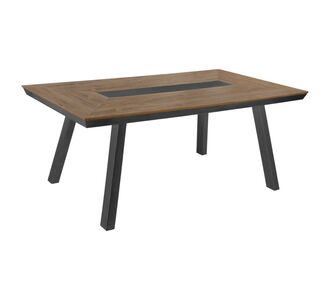 ΤΡΑΠΕΖΙ ΑΛΟΥΜΙΝΙΟΥ TABER ΜΕ POLYWOOD 200X100 ΓΚΡΙ HM5131.12 |  Τραπέζια κήπου στο espiti
