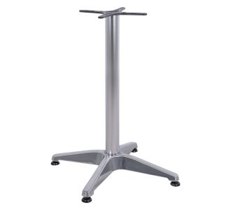 ΒΑΣΗ ΑΛΟΥΜΙΝΙΟΥ 4ΝΥΧΗ 58X58Χ68,5Υεκ. ΜΕ ΣΤΑΥΡΟ 28x28εκ. HM447 ΧΡΩΜΙΟΥ |  Τραπέζια κήπου στο espiti