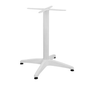 ΒΑΣΗ ΑΛΟΥΜΙΝΙΟΥ 4ΝΥΧΗ 66x66x69Υεκ. ΜΕ ΣΤΑΥΡΟ 45x45εκ. HM448.02 ΛΕΥΚΗ |  Τραπέζια κήπου στο espiti