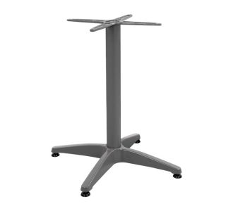 ΒΑΣΗ ΑΛΟΥΜΙΝΙΟΥ 4ΝΥΧΗ 66Χ66X69Υεκ. ΜΕ ΣΤΑΥΡΟ 45x45εκ. HM448.04 ΓΚΡΙ |  Τραπέζια κήπου στο espiti