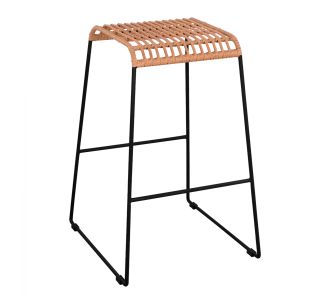 ΣΚΑΜΠΟ ΜΕΤΑΛΛΙΚΟ ALLEGRA HM5641 ΜΕ WICKER ΣΕ ΜΠΕΖ ΑΠΟΧΡΩΣΗ 49x50x76 εκ. |  Σκαμπώ κήπου στο espiti