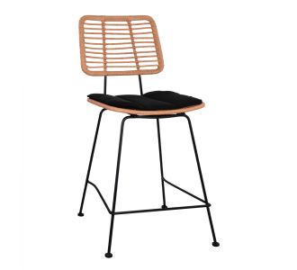 ΣΚΑΜΠΟ ΜΕΣΑΙΟΥ ΥΨΟΥΣ ALLEGRA HM5644 ΜΕΤΑΛΛΙΚΟ ΜΕ WICKER ΣΕ ΜΠΕΖ ΑΠΟΧΡΩΣΗ 55x56x107 εκ. |  Σκαμπώ κήπου στο espiti