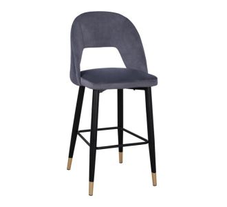 ΣΚΑΜΠΟ ΜΠΑΡ HARPER HM8526.01 ΒΕΛΟΥΔΟ ΓΚΡΙ ΜΕ ΜΕΤΑΛΛΙΚΟ ΣΚΕΛΕΤΟ 50Χ51Χ111Υ εκ. |  Σκαμπώ μπαρ στο espiti