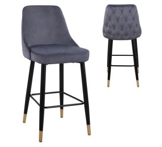 ΣΚΑΜΠΟ ΜΠΑΡ SERENITY HM8519.01 ΑΠΟ ΒΕΛΟΥΔΟ ΓΚΡΙ ΜΕ ΜΕΤΑΛΛΙΚΟ ΣΚΕΛΕΤΟ 51Χ57Χ110Υ εκ. |  Σκαμπώ μπαρ στο espiti