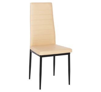 ΚΑΡΕΚΛΑ ΤΡΑΠΕΖΑΡΙΑΣ LADY HM0037.25 ΑΝΟΙΧΤΟ ΚΡΕΜ PU ΣΚΕΛΕΤΟΣ ΜΑΥΡΟΣ ΜΕΤΑΛ. (K/D) 42x44x95Υεκ |  Πολυθρόνες σαλονιού στο espiti