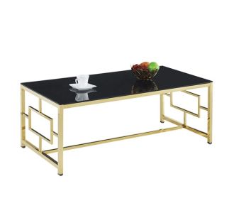 ΤΡΑΠΕΖΙ ΣΑΛΟΝΙΟΥ YARA HM8623.02 ΜΕ ΜΑΥΡΟ ΓΥΑΛΙ ΚΑΙ ΕΠΙΧΡΥΣΗ ΒΑΣΗ 120X60Χ45 EK. |  Τραπέζια στο espiti