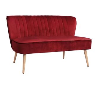 ΚΑΝΑΠΕΣ ANDY 2ΘΕΣΙΟΣ ΚΟΚΚΙΝΟ ΒΕΛΟΥΔΟ HM8401.06 128x70x77Υ εκ. |  Καναπέδες γωνιακοί στο espiti