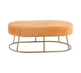 ΣΚΑΜΠΟ ΠΑΓΚΑΚΙ ALINAFE HM8635.09 ΑΠΟ ΧΡΥΣΟ ΒΕΛΟΥΔΟ ΜΕ ΧΡΥΣΗ ΒΑΣΗ 118Χ64Χ40,5Y εκ. |  Σκαμπώ στο espiti