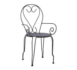 ΚΑΡΕΚΛΑ ΠΟΛΥΘΡΟΝΑ ΜΕΤΑΛΛΙΚΗ AMORE ΜΑΥΡΗ HM5008.11 49x48x90 εκ. |  Πολυθρόνες κήπου στο espiti