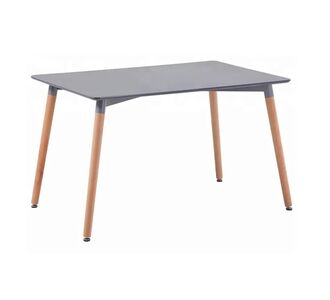ΤΡΑΠΕΖΙ HM8697.10 MINIMAL, γκρι MDF, ξύλινα πόδια οξιά, 160Χ90X74,5Υ εκ |  Τραπεζάκια σαλονιού στο espiti