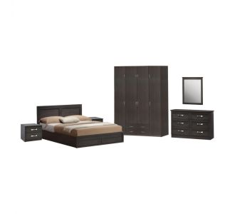 ΚΡΕΒΑΤΟΚΑΜΑΡΑ 7ΤΜΧ ΚΡΕΒΑΤΙ ΣΤΡ.150Χ200-ΚΟΜΟΔΙΝΟ-ΝΤΟΥΛΑΠΑ-ΤΟΥΑΛΕΤΑ ZEBRANO HM11099.01 |  Σετ Κρεβατοκάμαρας στο espiti