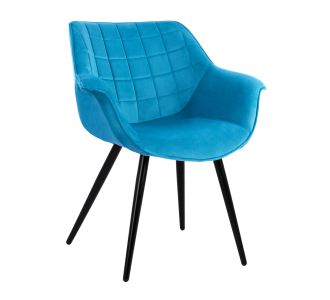 ΠΟΛΥΘΡΟΝΑΚΙ BENJAMIN ΑΠΟ ΒΕΛΟΥΔΟ ΤΙΡΚΟΥΑΖ ME ΜΕΤΑΛΛΙΚΑ ΠΟΔΙΑ HM8682.09 69x68x78 εκ. |  Πολυθρόνες σαλονιού στο espiti